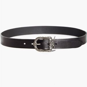 Saint Laurent Celtique Mongram Buckle Belt